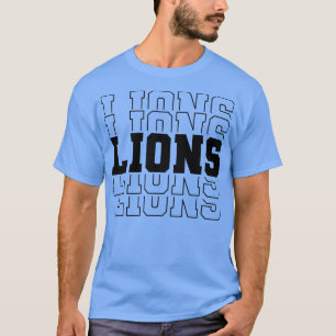 Lions Spirit School Mascot Game Day Teacher Gamed T-Shirt