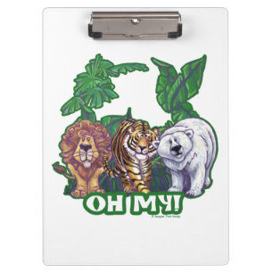 Lions Tiger Bears Oh My Clipboard