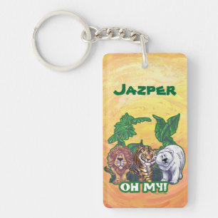 Lions Tiger Bears Oh My Key Ring