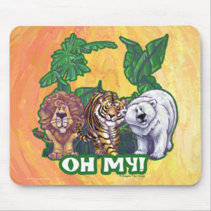 Lions Tiger Bears Oh My Mouse Mat