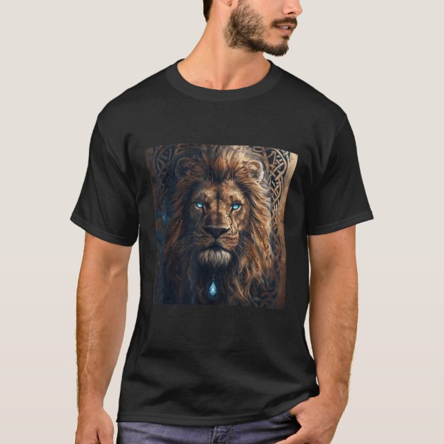 Lions Zodiac Sign Leo Gifts Men Women Lion  T-Shirt (Front)