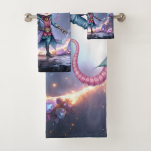 Liora – Crystal Heart from the Stars Bath Towel Set