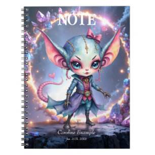 Liora – Crystal Heart from the Stars Notebook