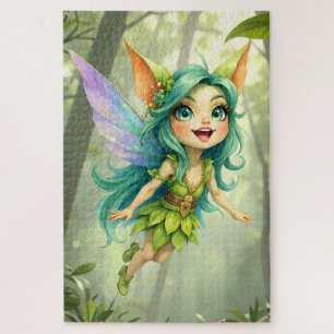 Liora the Forest Sprite –Enchanted Fairy Companion Jigsaw Puzzle