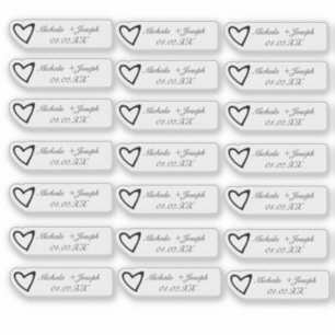 Lip Gloss Packaging Wedding Logo Branding Sticker