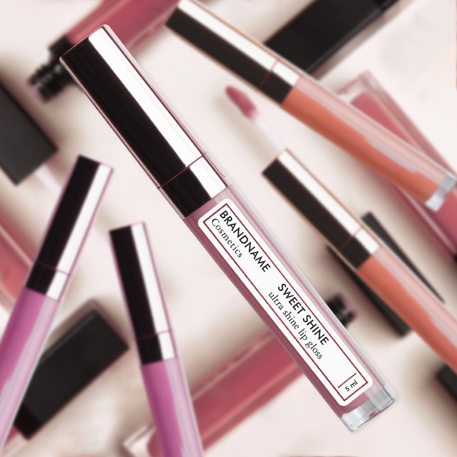 Lip Gloss Red Chic Glitter Border Product Brand  (Creator Uploaded)