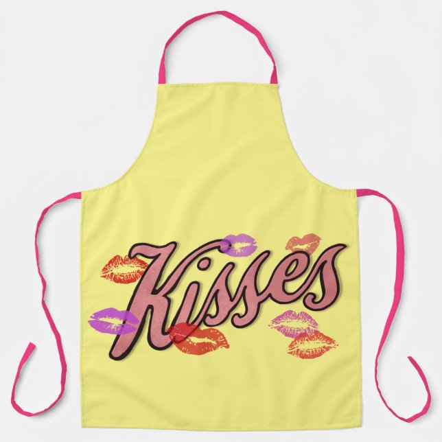 LIP KISSES  APRON (Front)