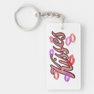 LIP KISSES  KEY RING