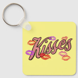 LIP KISSES  KEY RING