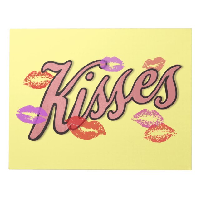 LIP KISSES  NOTEPAD (Front)