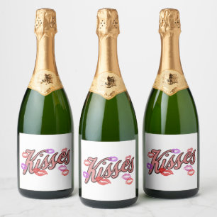 LIP KISSES  SPARKLING WINE LABEL