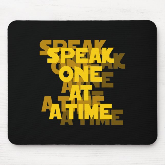 Lip Reading Asl Hand Gesture Deaf Hearing Loss Awa Mouse Mat (Front)