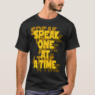 Lip Reading ASL Hand Gesture Deaf Hearing Loss Awa T-Shirt