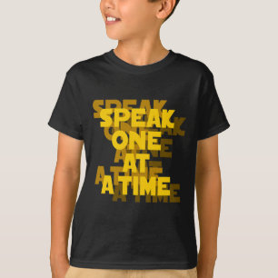 Lip Reading ASL Hand Gesture Deaf Hearing Loss Awa T-Shirt