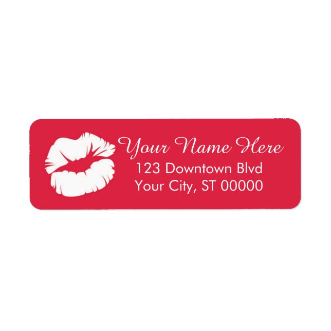 Lip Return Address Labels (Front)