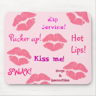 "Lip Service" Mouse Pad