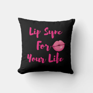 Lip Sync For Your Life Tote Bag Cushion