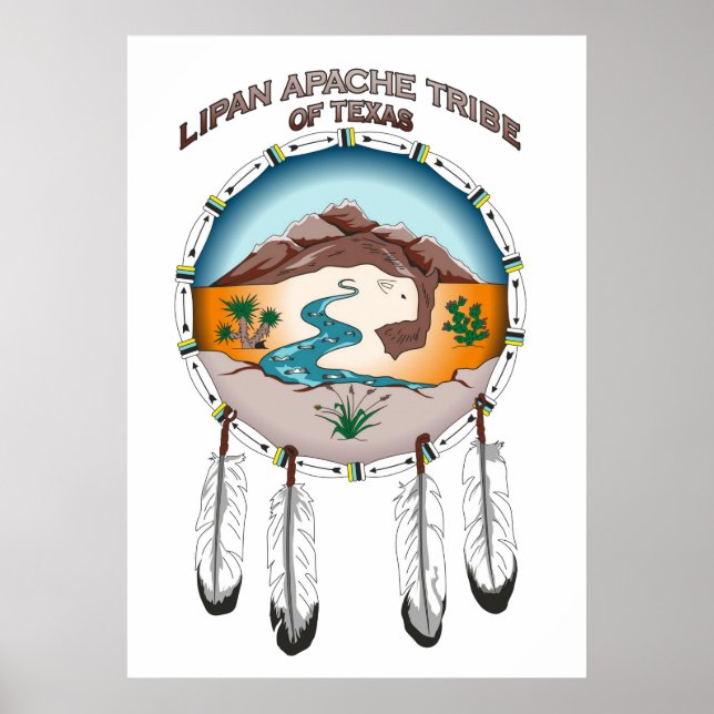 Lipan Apache Tribe of Texas 24"x 33.6" Poster (Front)