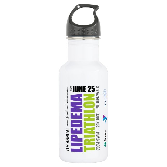 Lipedema Triathlon Water Bottle (Front)