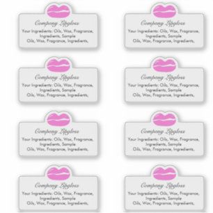 Lipgloss Beauty Logo Ingredient Business