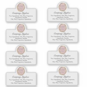 Lipgloss Your Own Logo Ingredient Business Sticker