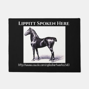 "Lippitt Spoken Here" Doormat