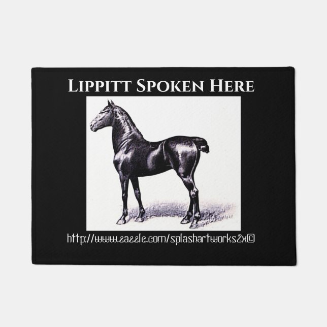 "Lippitt Spoken Here" Doormat (Front)