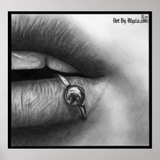 LipPLip Pierced Poster