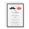 Lips and Moustache Wedding Invitation