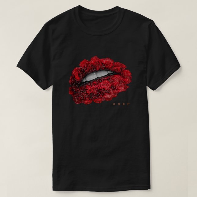 LIPS AND ROSES CLASSIC T-Shirt (Design Front)