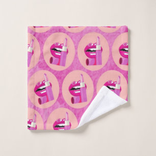 Lips Bath Towel Set