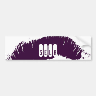 Lips Bumper Sticker