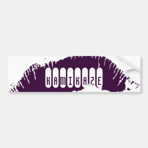 Lips Bumper Sticker