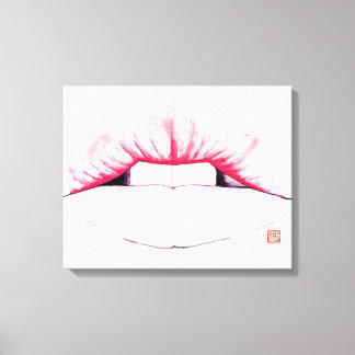 Lips Canvas Print