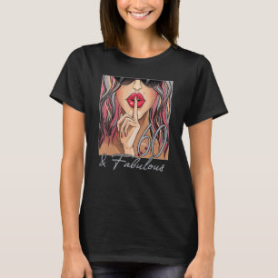 Lips Fabulous & 60 Years Old African 60th Birthday T-Shirt