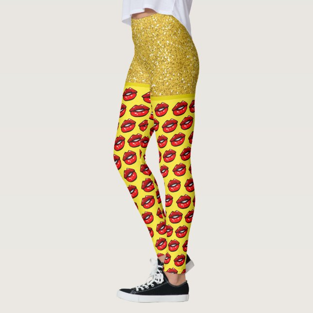 LIPS Fashion Pop Leggings (Left)