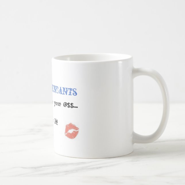 lips, Flight Attendants, are here to save your ... Coffee Mug (Right)