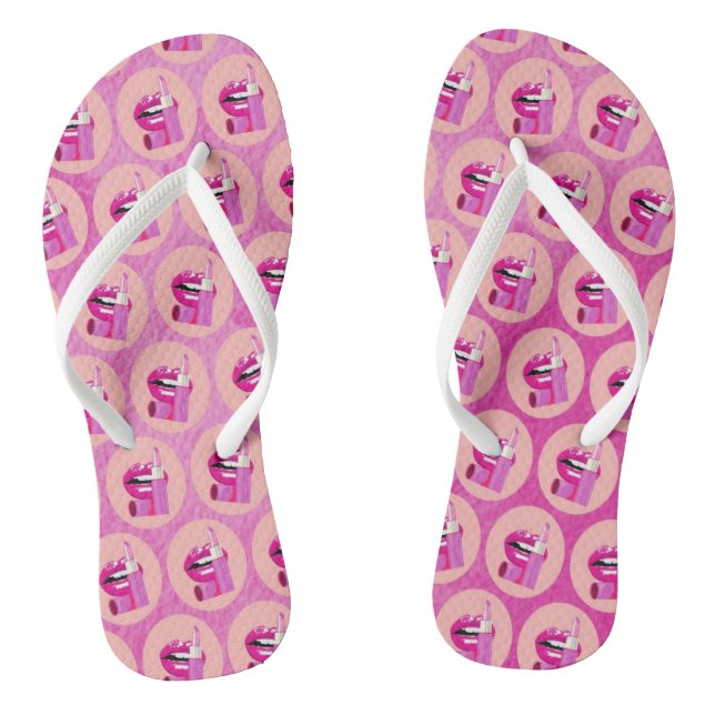 Lips Flip Flops (Footbed)
