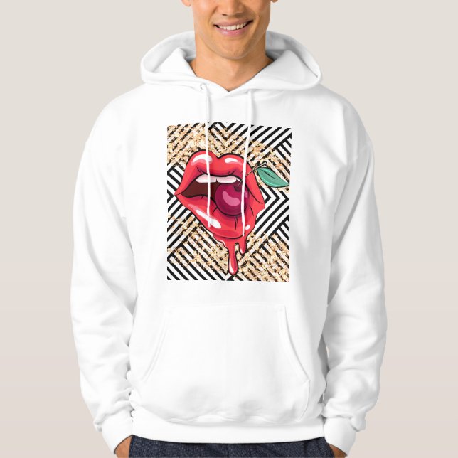 lips  hoodie (Front)