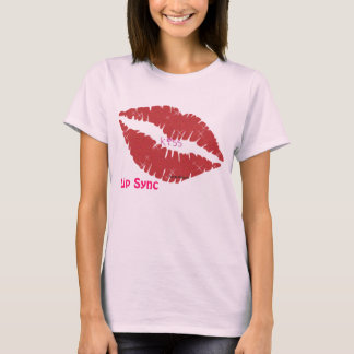 lips, kiss word,  Lip Sync T-Shirt