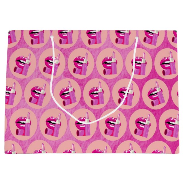 Lips Large Gift Bag (Front)