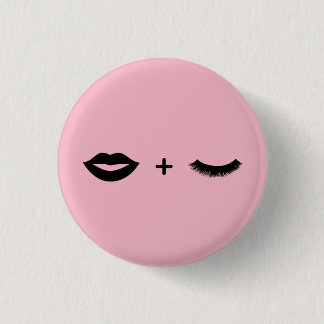 Lips + Lashes Pin