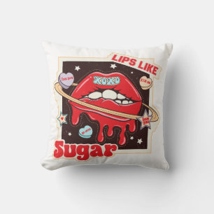 Lips Like Sugar Cushion
