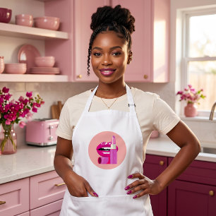 Lips Long Apron