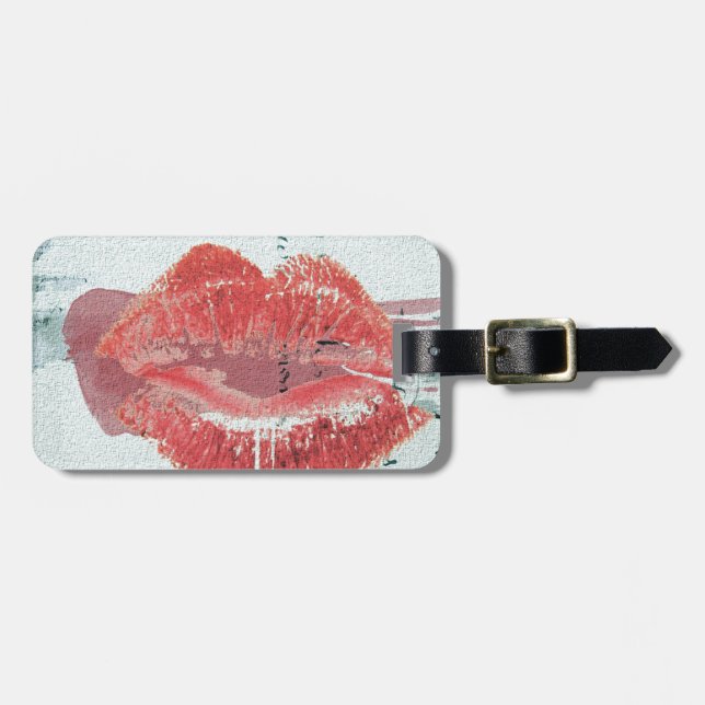 Lips Luggage Tag (Front Horizontal)