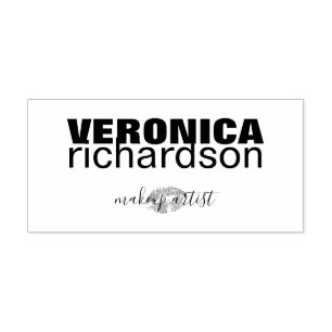 Lips Makeup Artist Self-inking Stamp