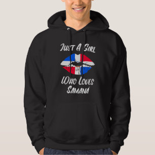 Lips Mouth Love Dominican Republic Flag Samana Hoodie