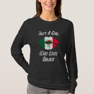 Lips Mouth Love Mexican Flag Oaxaca T-Shirt