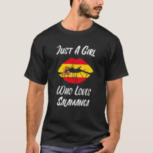 Lips Mouth Love Spanish Flag Salamanca T-Shirt