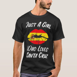 Lips Mouth Love Spanish Flag Santa Cruz T-Shirt